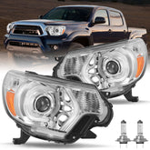 VehicleAid Headlights For 2012-2015 Toyota Tacoma with LED DRL